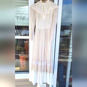 RARE Vintage 1970s Gunne Sax by Jessica Dress Fits XS - M